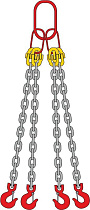 Строп цепной 1,6т-2,5м